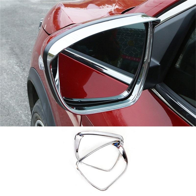 For Nissan Rogue X-Trail XTrail T32 Qashqai J11 2014 2015 2016 2017 2018 Car Rearview Mirror Eyebrow Frame Cover Trims