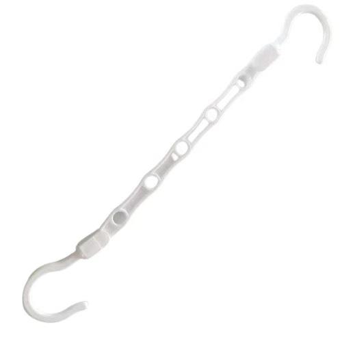

2PC Magic Hangers Space Saving Hangers Closet Space Saver Hanger Organizer Multi Hangers Sturdy Plastic for Heavy Clothes Storage 2pc білий