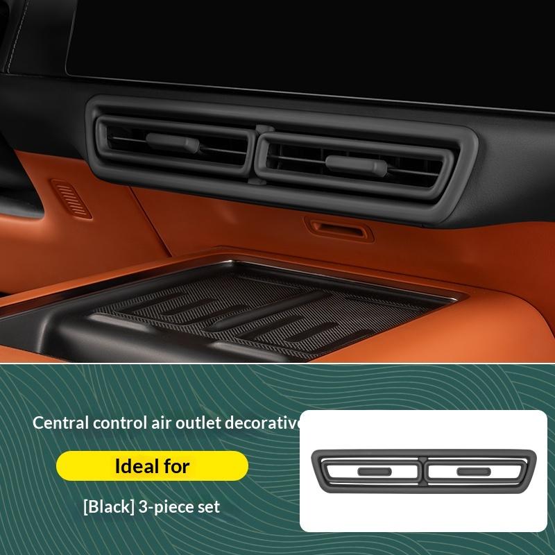 For Li Xiang L6/L7/L8/L9 Car Air Outlet Protective Cover Center Console Ac Vent Anti Glare Decorative Frame Interior