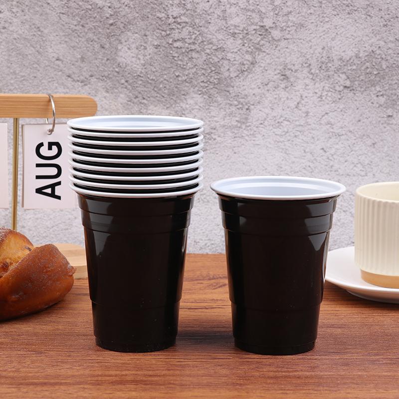 10Pcs Multiple 16OZ Plastic Cups Disposable Cups Drinking Cups Party Cups Water Cups For Graduation Ceremonies Beverages Drinks