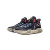 Li Ning Kids Basketball Shoes Comfortable Non-Slip Kids Sneakers Black Deep-Berry-Red YKBV058-3