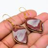 Noreena Jasper Gemstone 925 Solid Sterling Silver Jewelry Earring 1.97" GK-5707