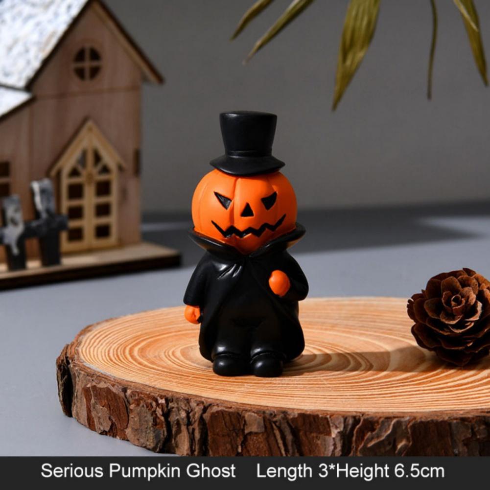 

Хэллоуин Забавный Тыквенный Человек Украшение Смола Тыквенный Человек Настольный Украшение Фигурка Ведьма Цилиндр Наборы Реалистичная Фигурка Призрака