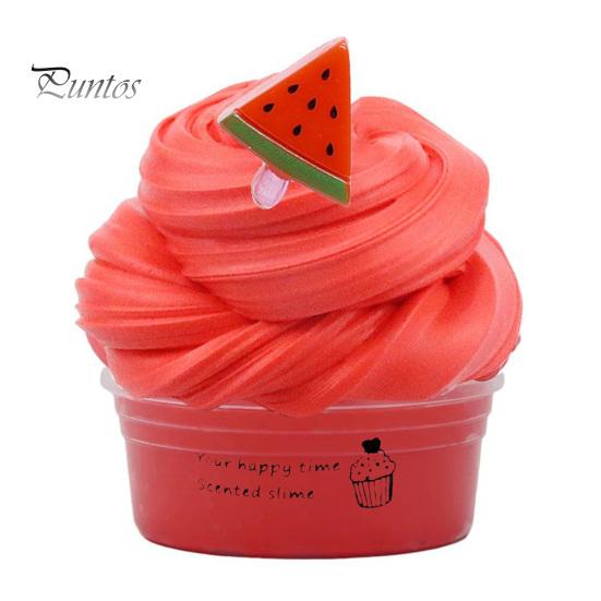 

Набор слаймов для детей, игрушка для снятия стресса, 50 мл. Мягкие пушистые слаймы для веселой игры, слаймы для снятия стресса, начинка для пасхальных корзинок для яиц красный