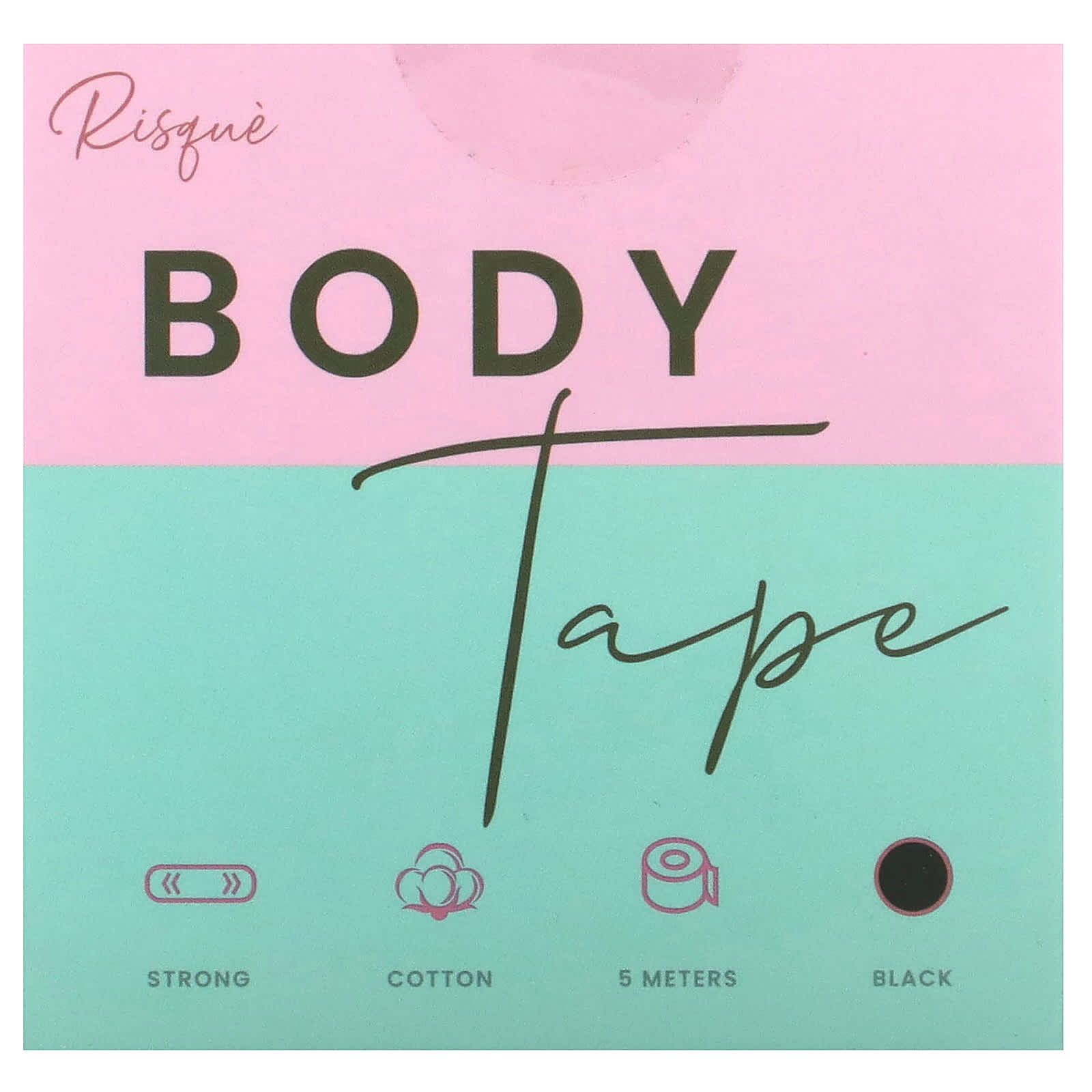 

Body Tape, Black, 1 Roll, 5M