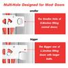 Security Door Lock Plastic Safety Locker Latch Locks Portable Household Dorm Bathroom Doors Stopper Supplies Gift