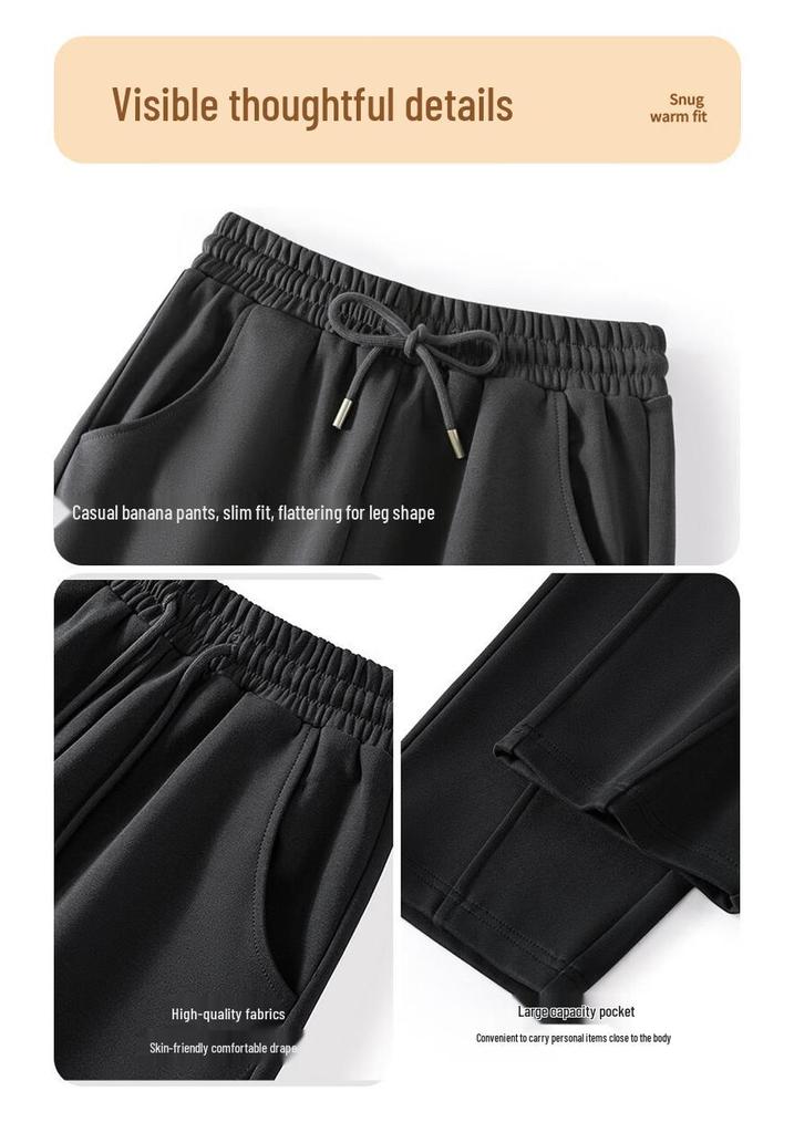 Baleno Women's High-Waisted Casual Banana Pants