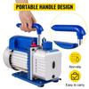 Vacuum Pump with Gauges AC Refrigerant HVAC Refrigeration Vacuum Packing Air Condition Automobile Maintenance 1.8-4.8CFM