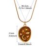 Vintage Enamel Dragonfly Bow Charm Star Moon Pendant Necklace Gold Color Dainty Ginkgo Leaf Choker For Women Boho Jewelry Gifts