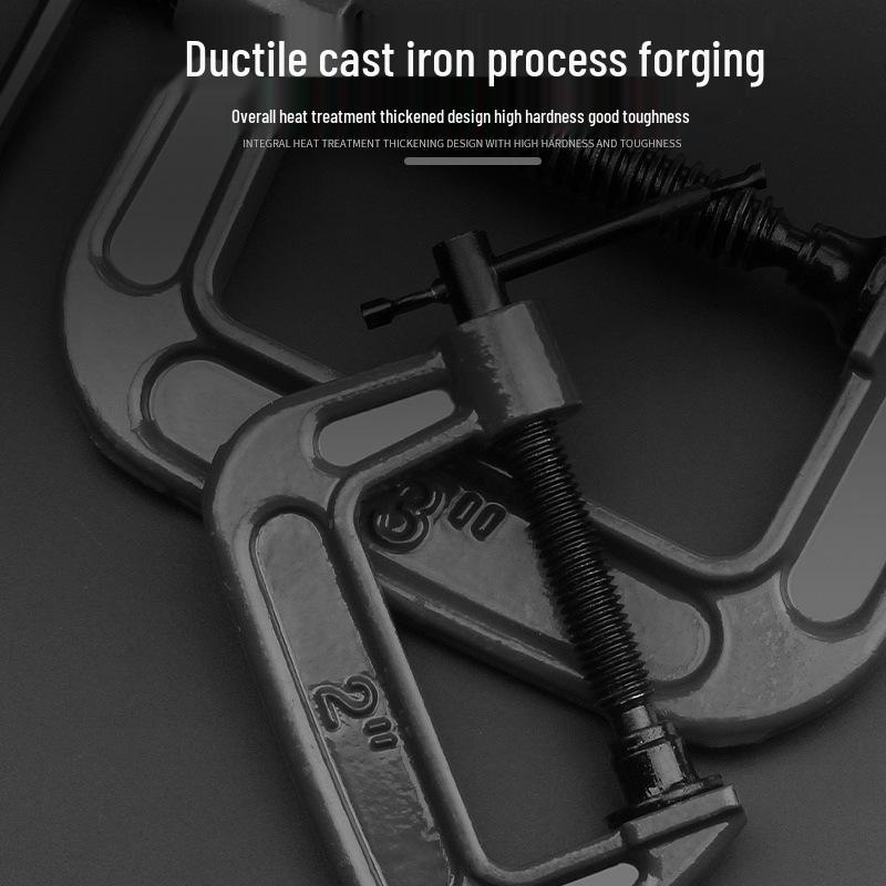 Heavy-Duty Multi-Purpose Clamp for Woodworking and Stone Fixation