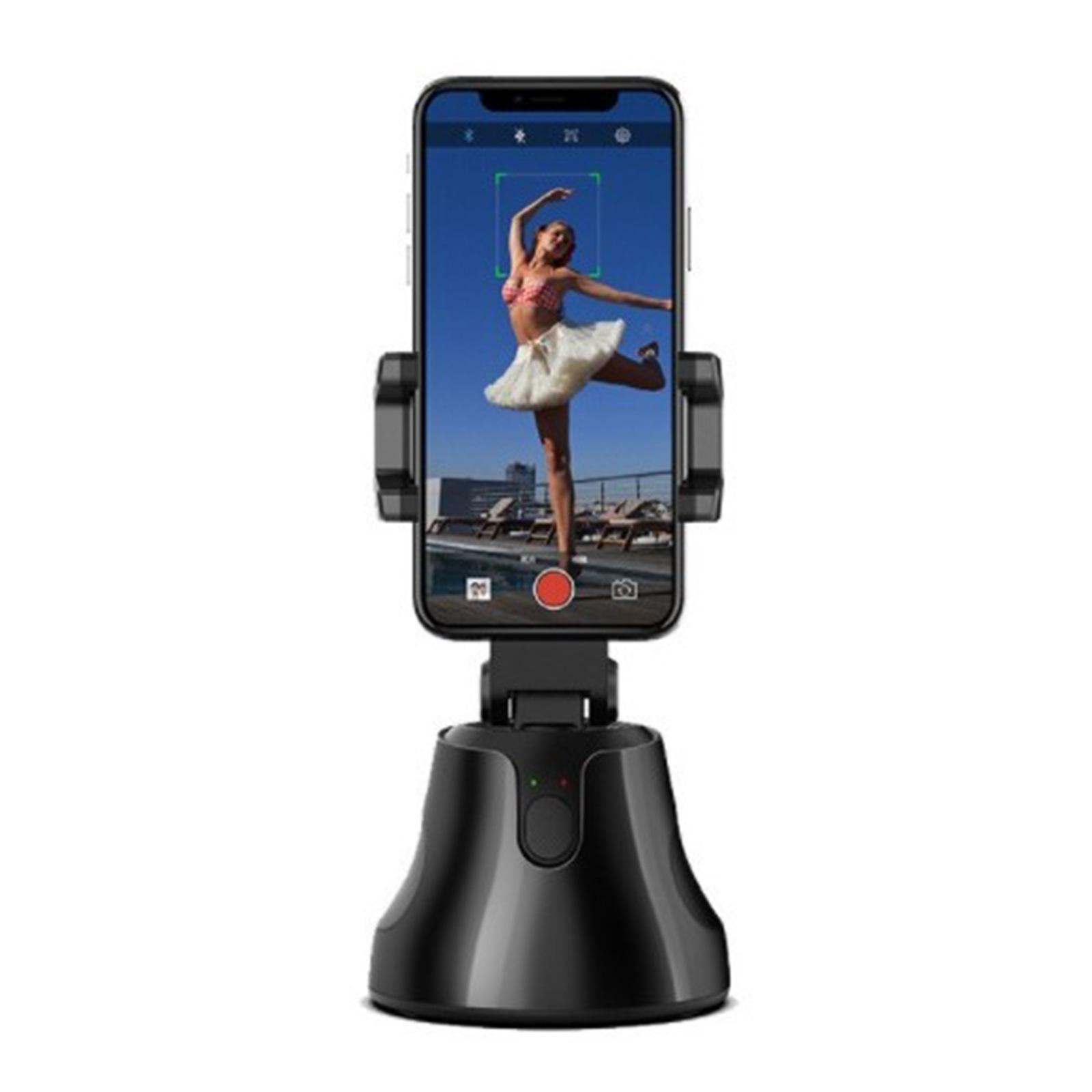 

Интеллектуальные стабилизаторы с автоматическим отслеживанием, настольная подставка для телефона на 360 градусов с регулируемым зажимом для телефона для прямой трансляции