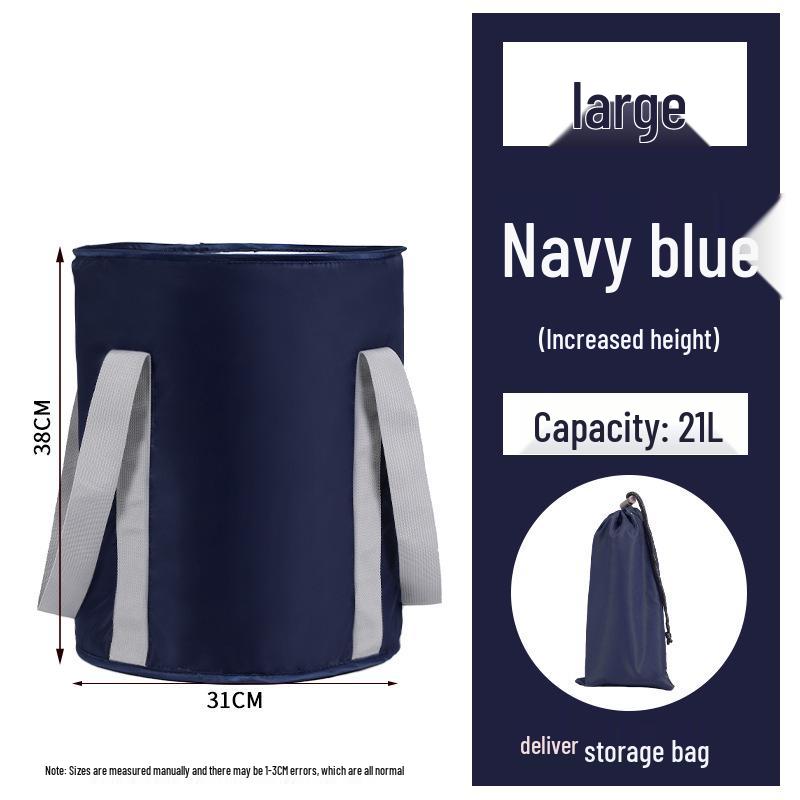 Portable Three-Dimensional Folding Foot Bath: Heat-Preserving, Tip-Resistant, Multifunctional Foot Soak Bucket for Travel and Home Use.