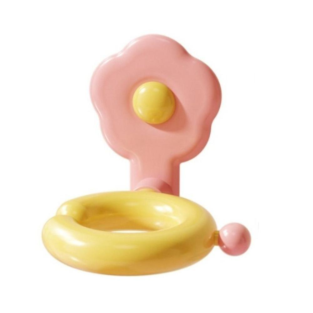 

No Punching Hair Dryer Storage Rack Wall Mounted Blow Dryer Hanger Hair Dryer Holder Salon жовтий/рожевий