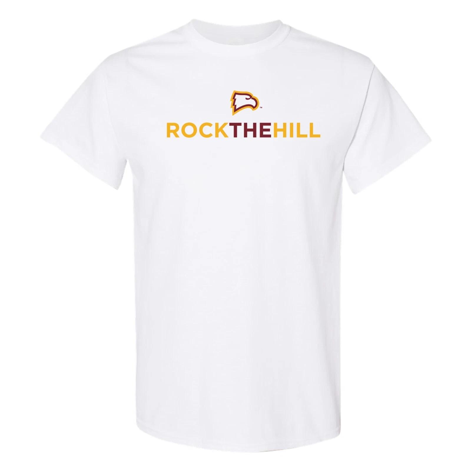 Winthrop Eagles Rock the Hill, Team Color T Shirt - White 4XL