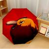 Chainsaw Man Printed Umbrella Lightweight for Travel Camping and Leisure a Musthave for Family Holidays and Birthday Gifts