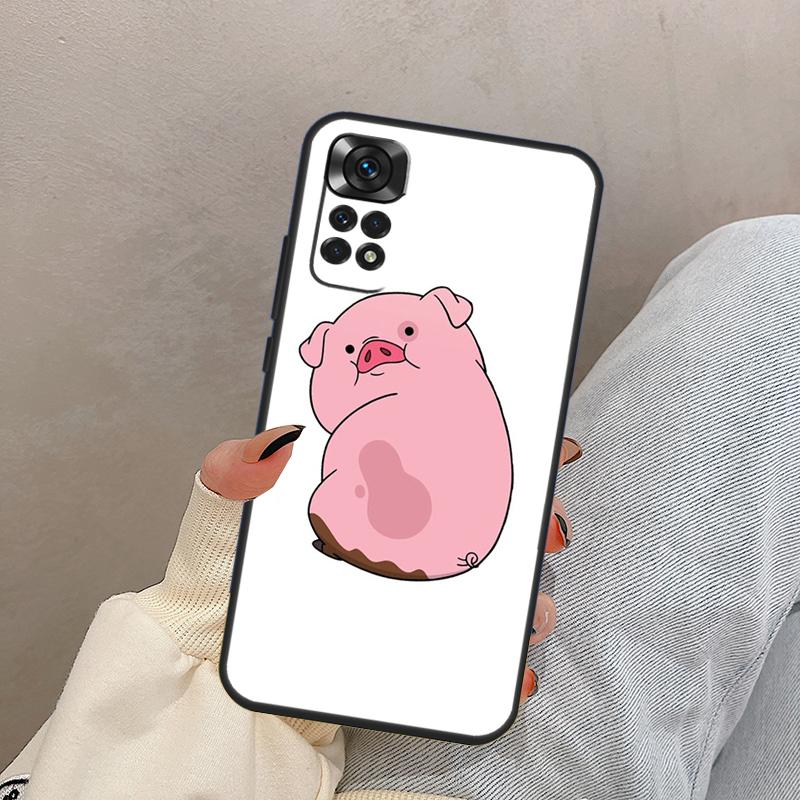 Cute PINK Kawai Pig For Xiaomi Redmi Note 13 9 10 11 12 14 15 Pro Plus Case Cover For Redmi 14C 10C 12C 13C 15C