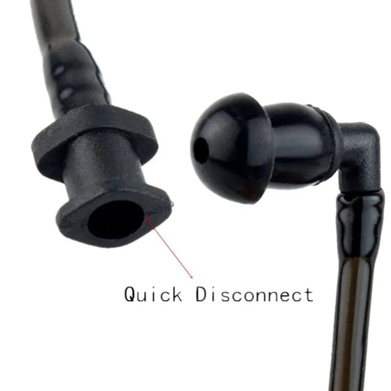 Lot 10pcs Replacement Coil Acoustic Air Tube Earplug For Baofeng Kenwood Motorola ICOM HYT PTT Mic Radio Earpiece Headset