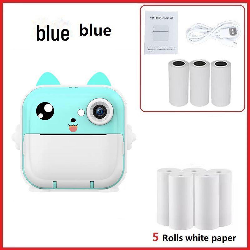 

Мини-принтер и цифровая камера Polaroid Q5 для детей — печать фотографий высокой четкости.