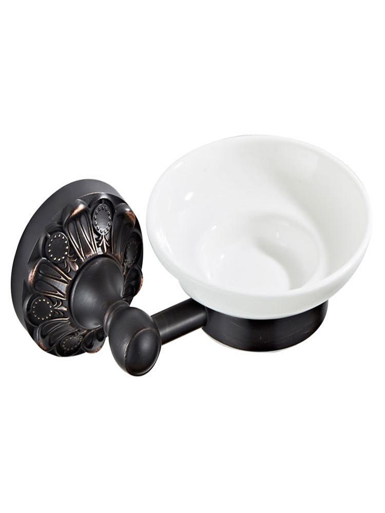 

Новая керамическая мыльница с цветочным каркасом, настенная мыльница для ванной комнаты, медная, ананасовая - Single pla чёрный