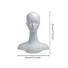 Mannequin Head with Shoulders Minimalist Display Bust Female