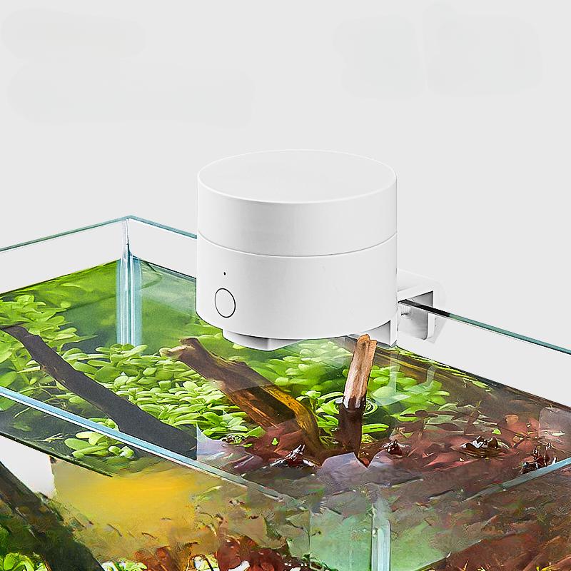 Intelligenter Futterautomat mit Timer für kleine Fische - Verstopft nicht, perfekt für Schreibtisch-Aquarien