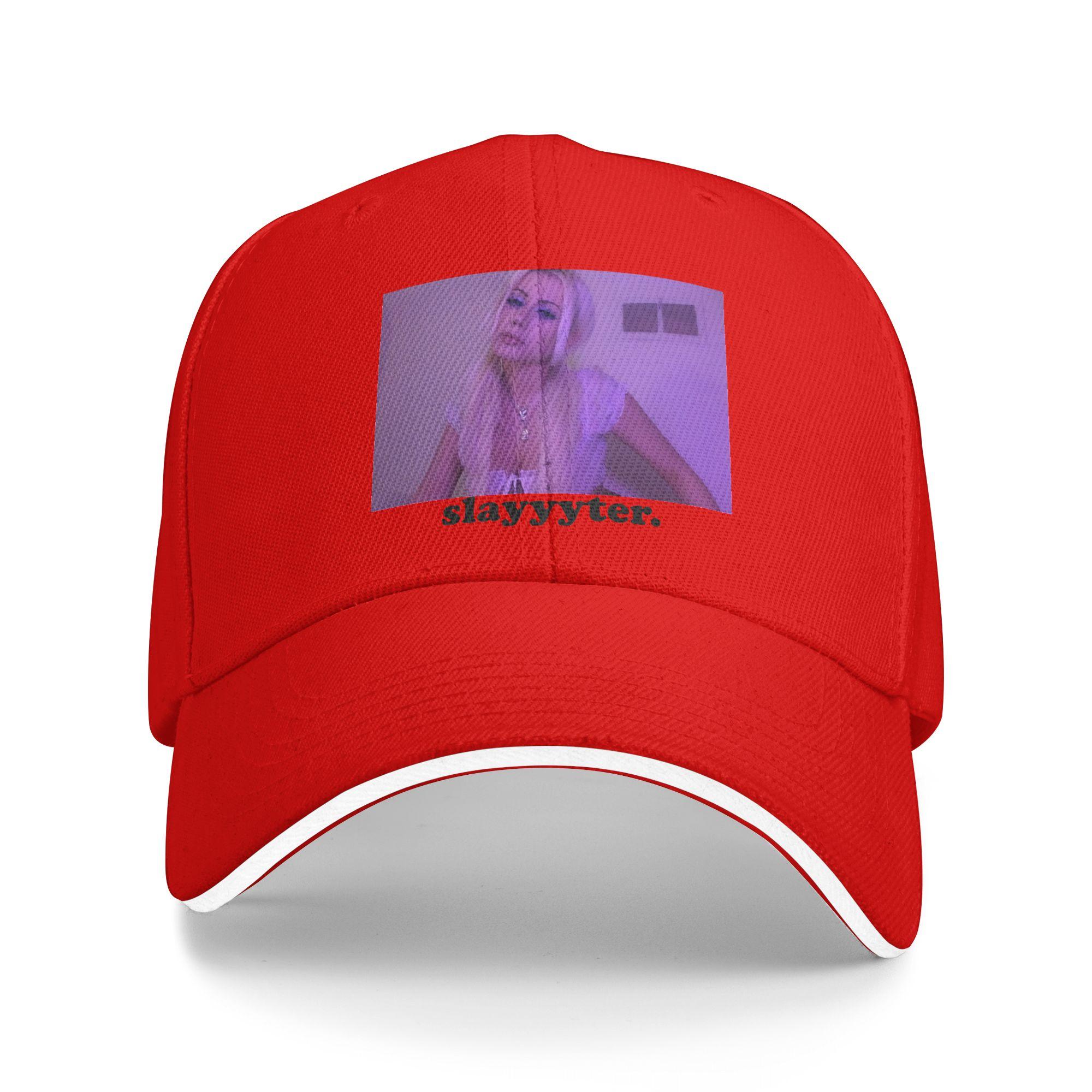 Slayyyter American Singer Baseball Cap Unisex Adult Print Hip Hop Hats Summer Classic Outdoor Sports Breathable Baseball Caps One Size