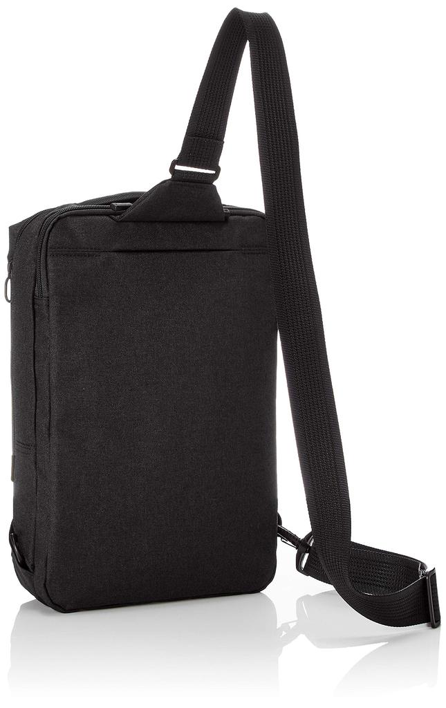 Body Water Compatible with A4 11 Inch Hansley Black [Ace Gene] Bag, Repellent, Tablet, SD, Multi-Access Pocket, Men's No.62884