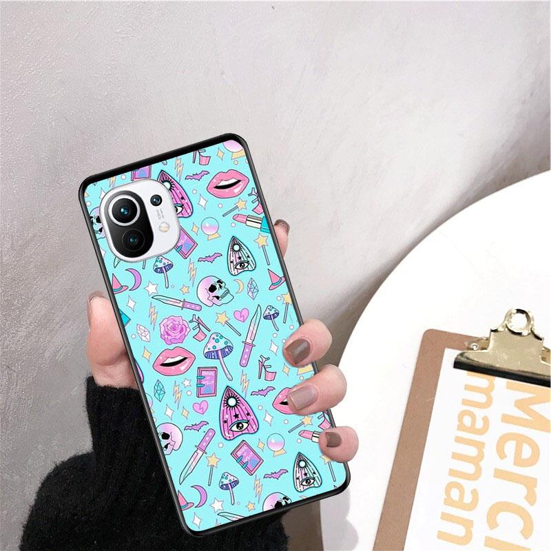 Girly Pastel Witch Goth Phone Case for Xiaomi 12 Mi 10T 11T 11 Pro 10 10T 11 Lite 10pro 11Ultra Poco X3 Pro Poco F3 M3
