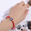 Demon Eye Acrylic Bohemian Fashion Jewelry Women Bracelet Korean Style Hand Strap Braided Bracelet
