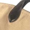 HERMES Edit 42 Tote Bag Business Bag Hand Bag Leather/Canvas Beige/Dark brown