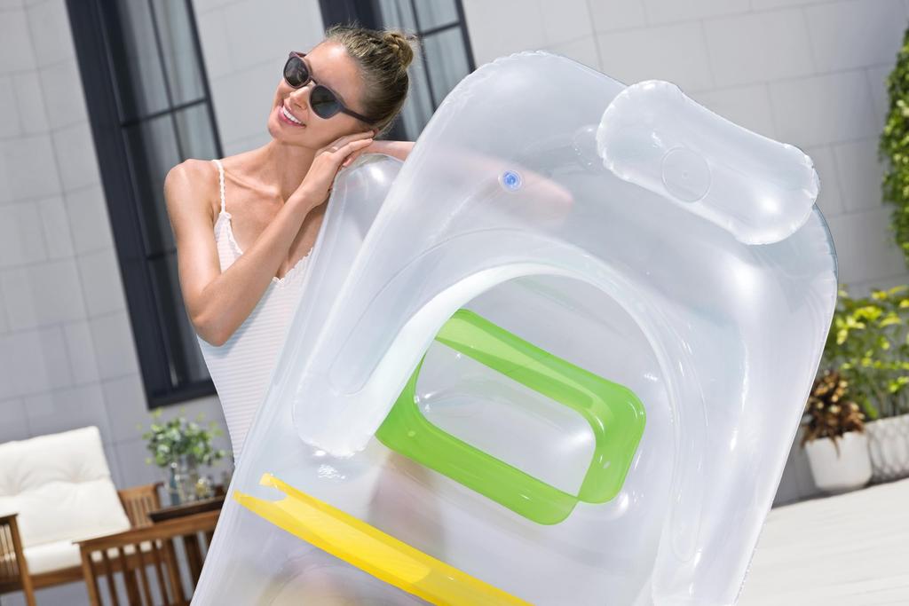 Bestway Rangs 149 X 59cm Summer Color Lounge Float for the Sea or Pool 43011