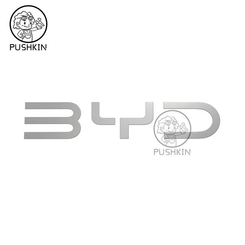 For BYD Shark 6 Trunk Standard 3D Badge Logo Sticker Glossy Black Sticker Decoration Automobiles Parts Accesorios Para