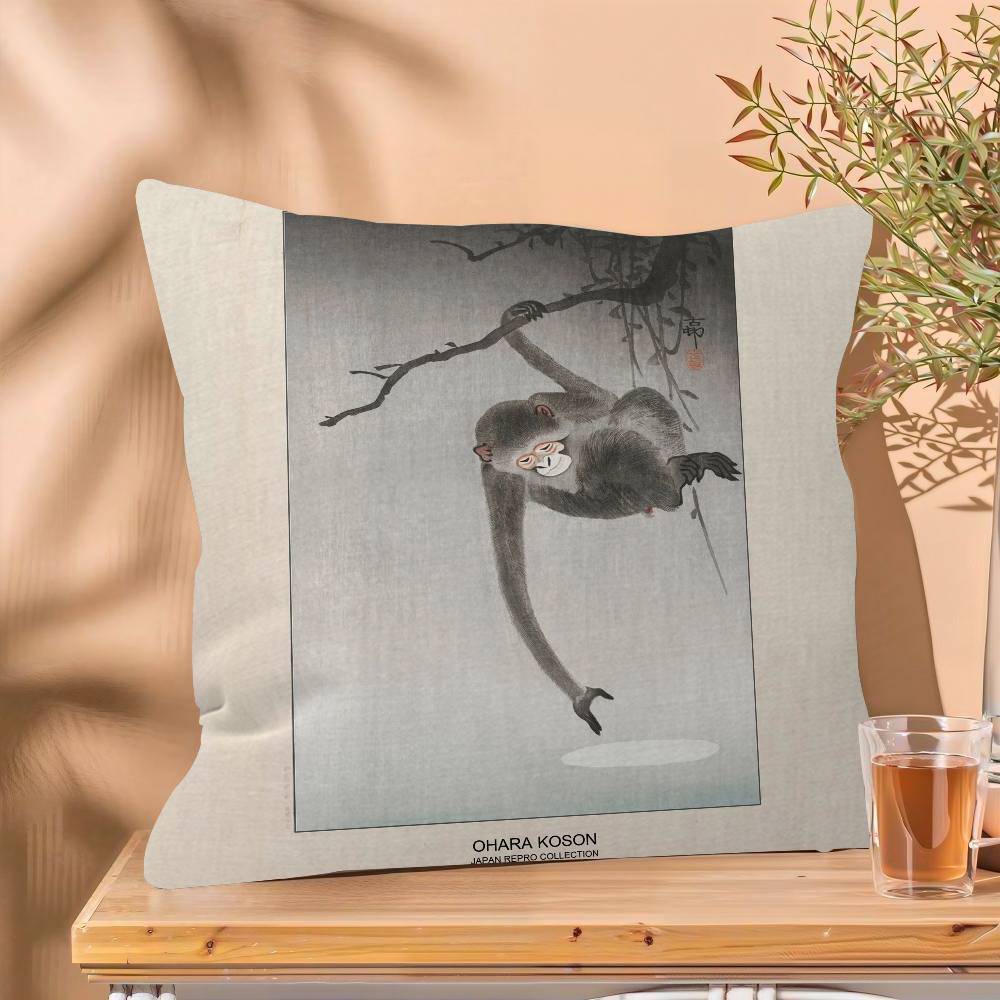 

Hokusai Ohara Koson Japanese Art Pillow Anime Pillow Sofa Bed Head Pillow Cover Cushion Cover Fashion 30x30 cm