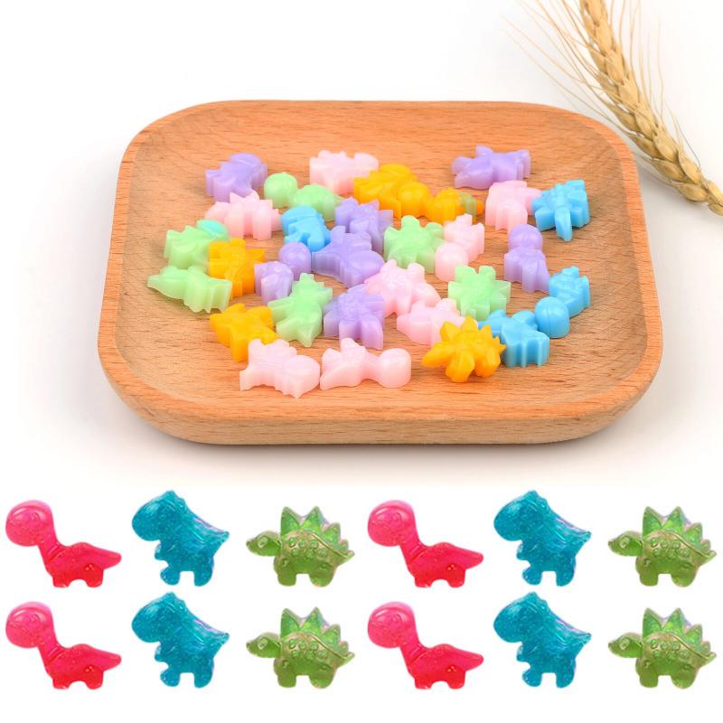 Forma do czekoladek z dinozaurami 48-gniazdowa Silikonowa forma do cukierków w kształcie muszli dinozaura z zakraplaczem DIY Urocza tacka na kostki lodu Forma do cukierków QQ Fondant