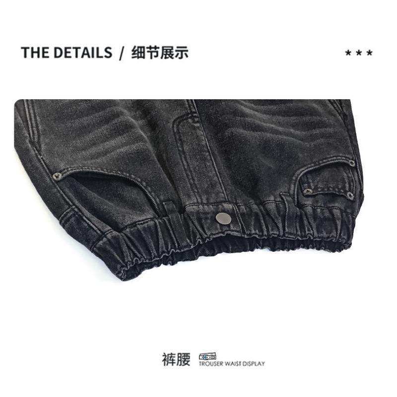 Blugi Lungi Denim Casual de Iarnă Calzi Căptușiți cu Fleece pentru Băieți Copii