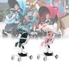 Ultra Stroller Kids Lightweight Foldable Convertible Seat One Rotation Button