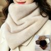 Faux Fur Plush Scarf Long Wrap Neck Warmer New Faux Fur Neck Wrap Women