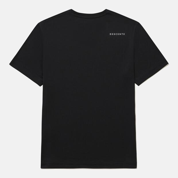 DESCENTE Quick-Dry V-Neck Short Sleeve T-Shirt Black Sr223Uts49