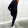 Elegant Women's Fashion Tracksuit Ensemble Luxury Hoodies Sweatshirt And Pant Set