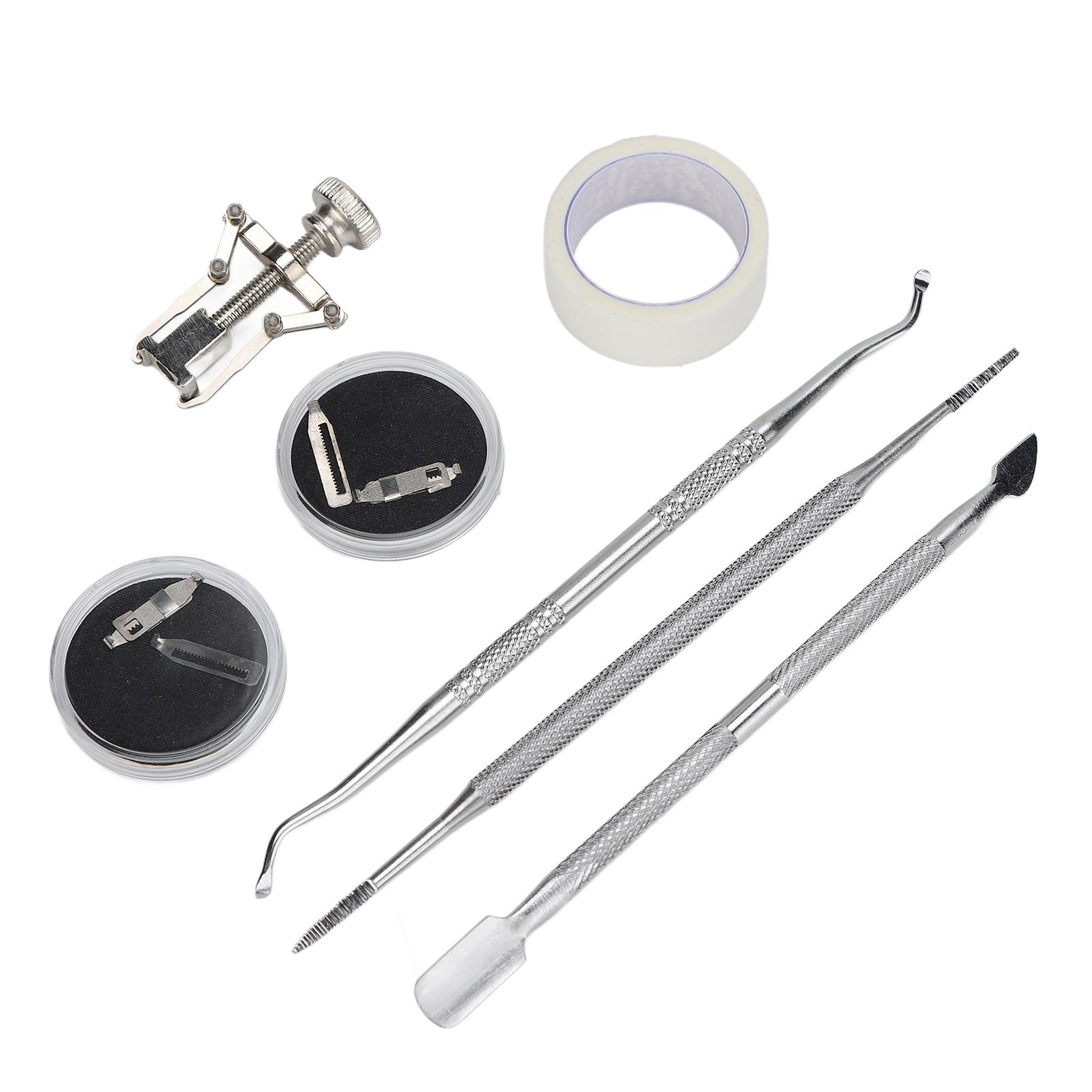 

Набор инструментов для вросшего ногтя из нержавеющей стали, носимый корректор паронихии, толкатель кутикулы, уход за ногами