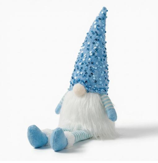 Christmas Lighted Gnome Figurine, Festive Indoor Holiday Tabletop Decoration for Home