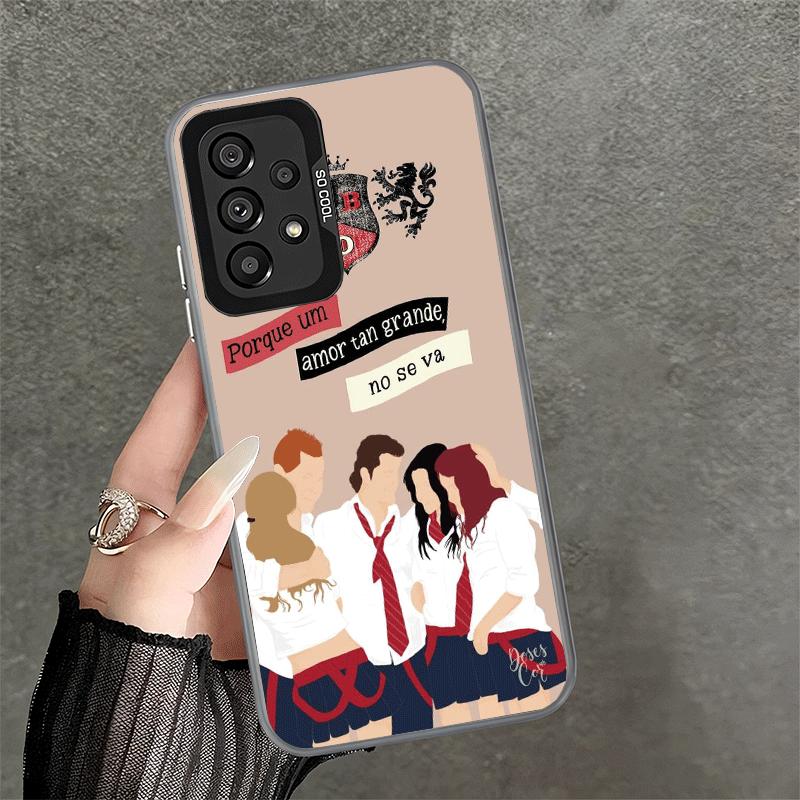 

F-Fashion RBD R-Rebelde Shockproof Phone Case for Samsung A17 A16 A15 A14 A37 A57 A36 A56 A26 A35 A55 A25 A34 A54 A24 A13 A23 A3 Samsung A36