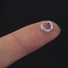 Daith Conch Snug Helix Cartilage Tragus CZ Ear Piercing Nose Ring Huggie Hoop Earring Body Jewelry
