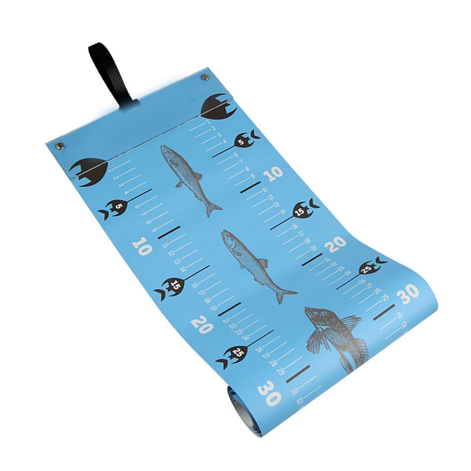 

Waterproof Foldable Fish Ruler PVC Fish Measurement Tool Replacement Fish Measuring Ruler Measurement Tackle Tools