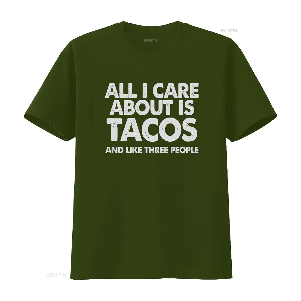 Taco Lover T Shirt Funny Foodie Tacos Forever Life Party Mexican Food vintage Washed Soft homme Comfortable fashion
