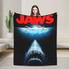 Jaws 40° Anniversario Retro Vintage s Film Coperta Morbida Leggera Copertura per Letto o Divano Design Personalizzato