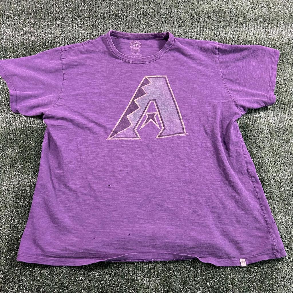 Men's Purple '47 Brand Arizona Diamondbacks T-Shirt. XL