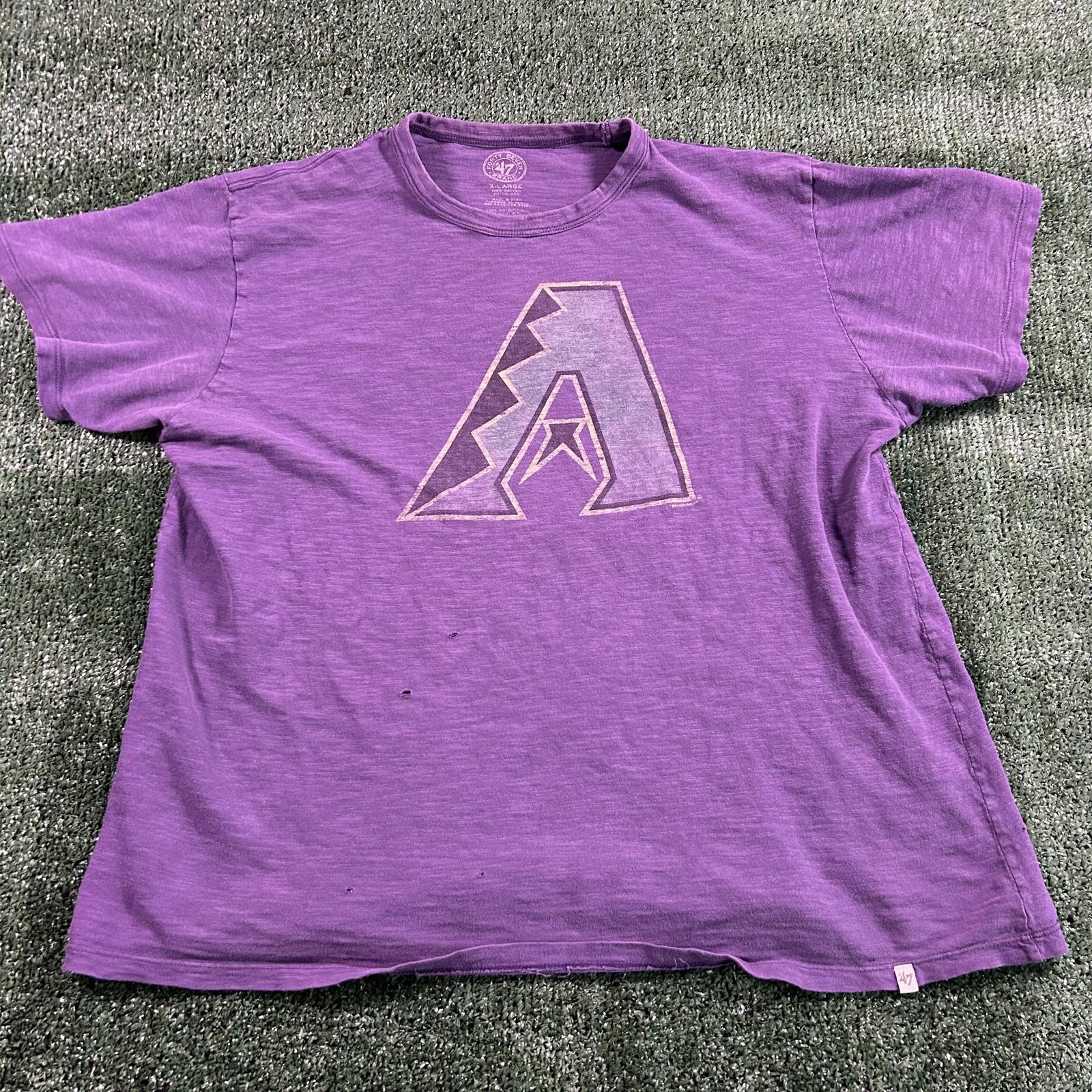 Men s Purple 47 Brand Arizona Diamondbacks T-Shirt. XL S