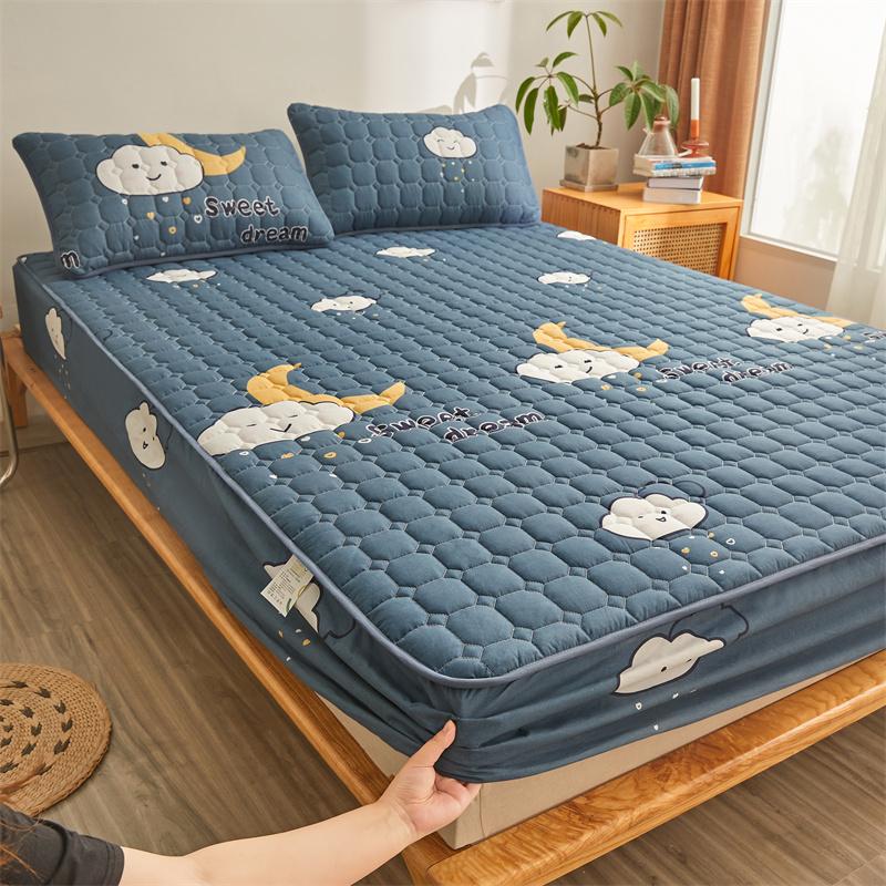 Couple Bed  Double Bed Sheets Mattress Covers 2 People Bed Cover Elastic Fitted Sheet 140 160x200 Queen  Bedspread Bed Linen
