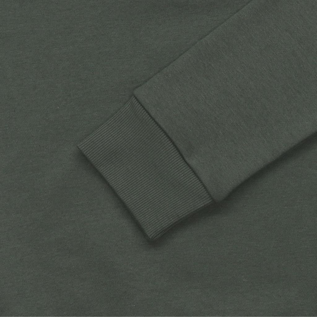 Adidas FW24 Striped Casual Fleece Thick Round Neck Long Sleeve Sweatshirt Women Sweatshirt Oxidized-Green White HM1930